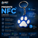 Chaveiro/Pingente para PET (NFC)