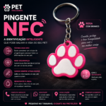 Chaveiro/Pingente para PET (NFC)