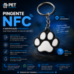 Chaveiro/Pingente para PET (NFC)